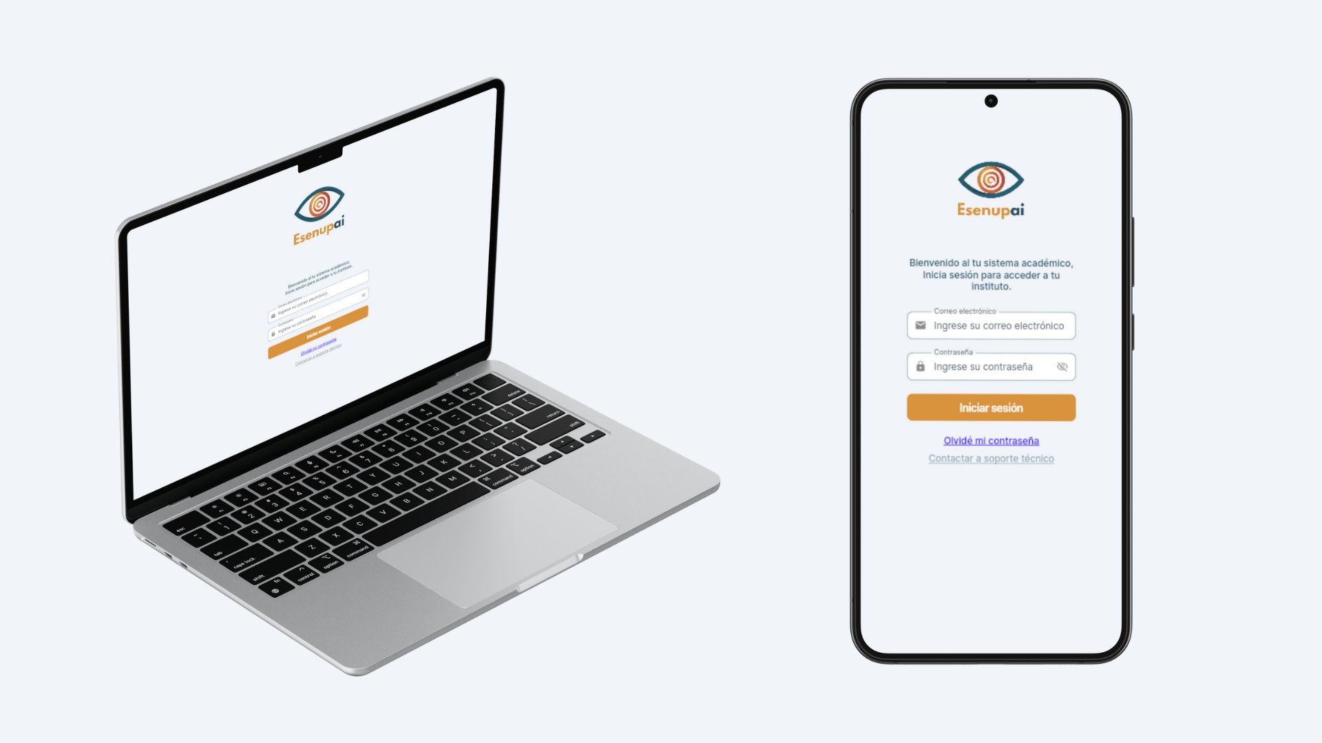 Dashboard de gestión escolar Esenupai
